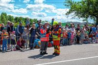 Die Ehninger Feuerwehr hat bei ihrer Jahreshauptübung gezeigt, was sie kann.