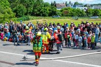 Die Ehninger Feuerwehr hat bei ihrer Jahreshauptübung gezeigt, was sie kann.