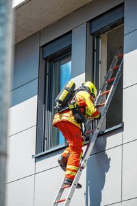 Die Ehninger Feuerwehr hat bei ihrer Jahreshauptübung gezeigt, was sie kann.