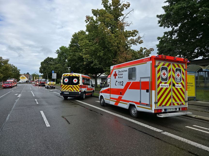 Die Böblinger Straße war während des Einsatzes gesperrt.
