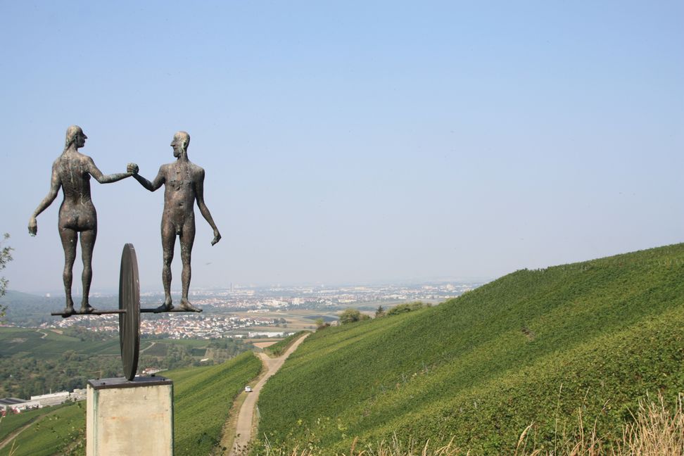 Blick vom Strümpfelbacher Altenberg hinaus ins Remstal Richtung Fellbach und Waiblingen.Bild: Jung