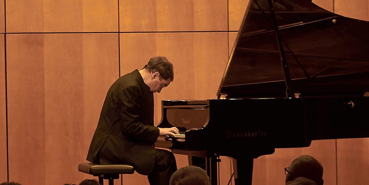 Jacob Leuschner beim Pianistenfestival.
