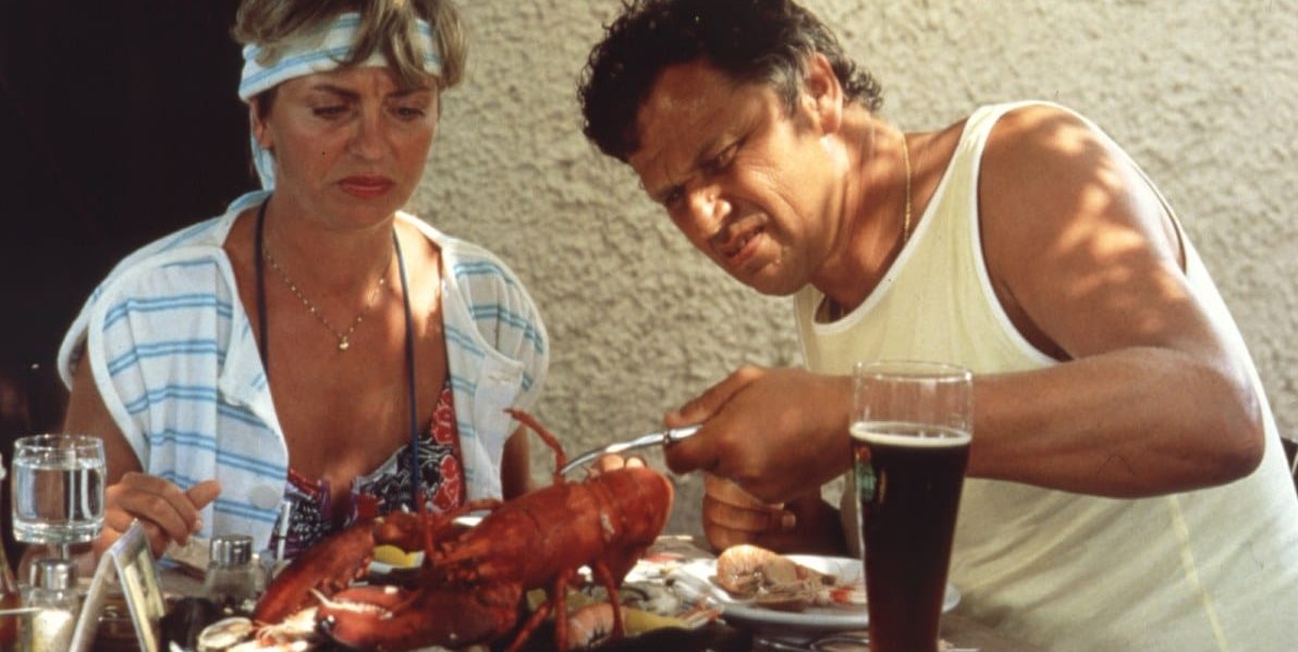 Gisela Schneeberger und Gerhard Polt in „Man spricht deutsh“.