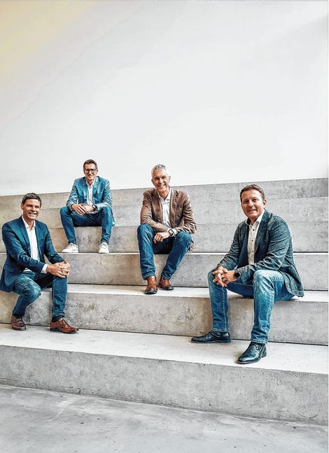 Das MVD-Führungs-Quartett (von links): Dipl.-Ing. Lars Voigtländer, Dr.-Ing. Lars Rölle, Dr.-Ing. Jan Schütt und Dipl.-Ing. Markus Gartz
