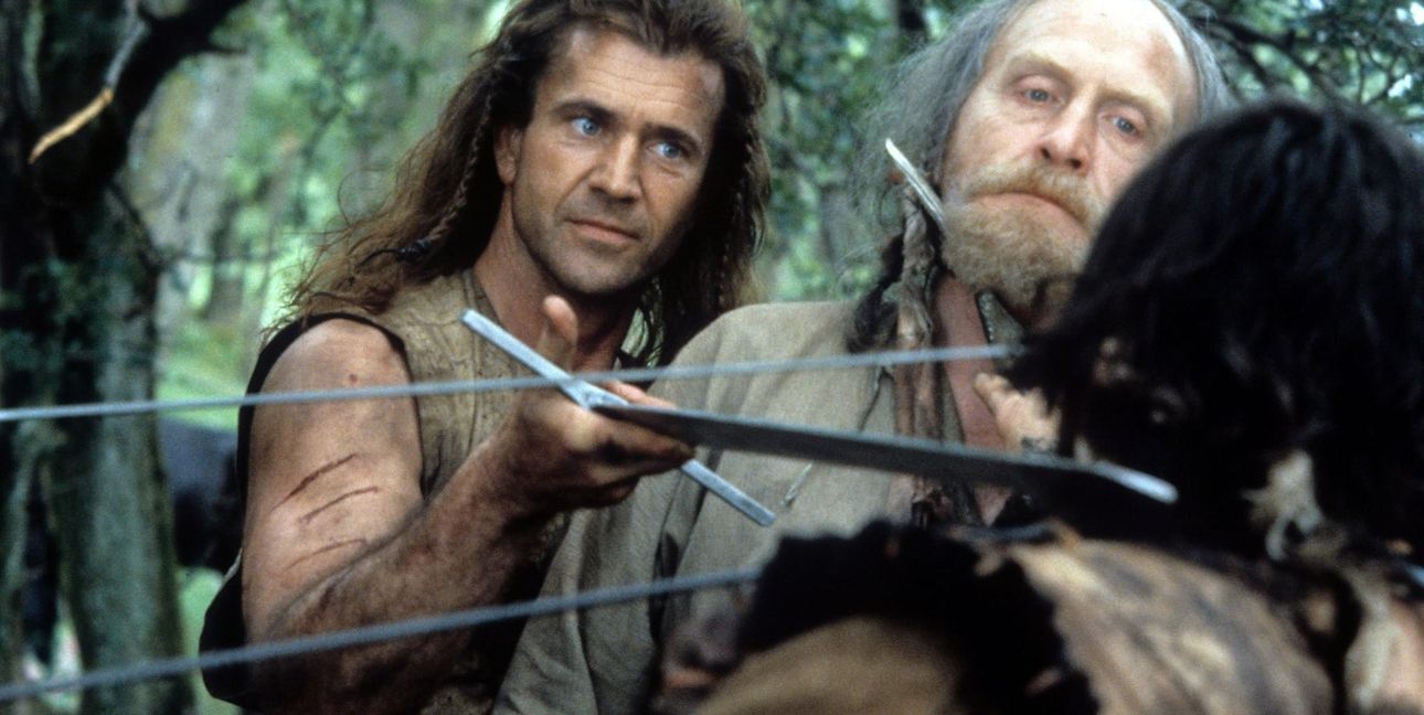 Wie bei Tarantino, nur mit Schwertern: Mel Gibson in „Braveheart“.