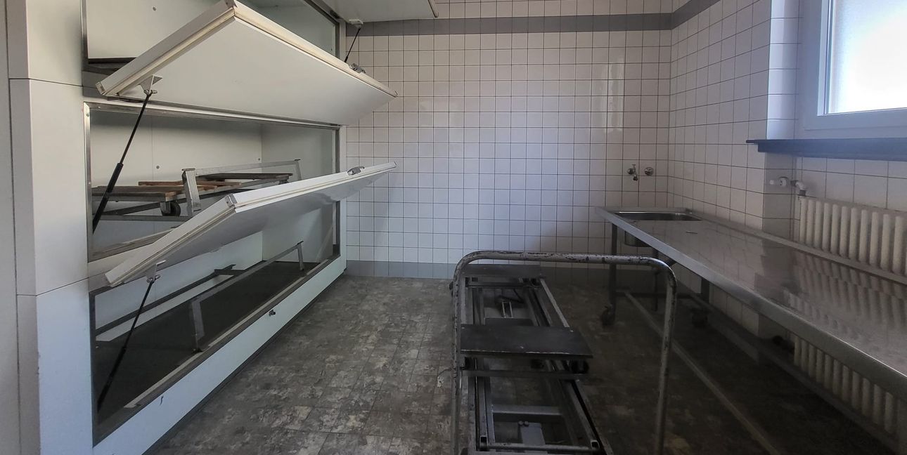 Der Hygieneraum kommt bei besonderen Sterbefällen, Ermittlungen - und in Ausnahmesituationen wie der Corona-Pandemie zum Einsatz.