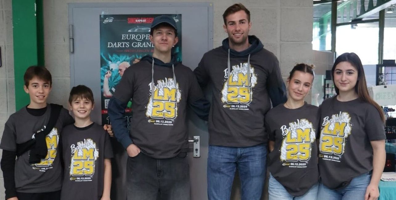 Die Helfer der Sindelfinger Karate-Abteilung: Iliana Karaolani, Magdalena Zissopoulos, Branko Sturm, Sven Rössel, Jona Guntermann und Florian Eckhardt (von rechts).