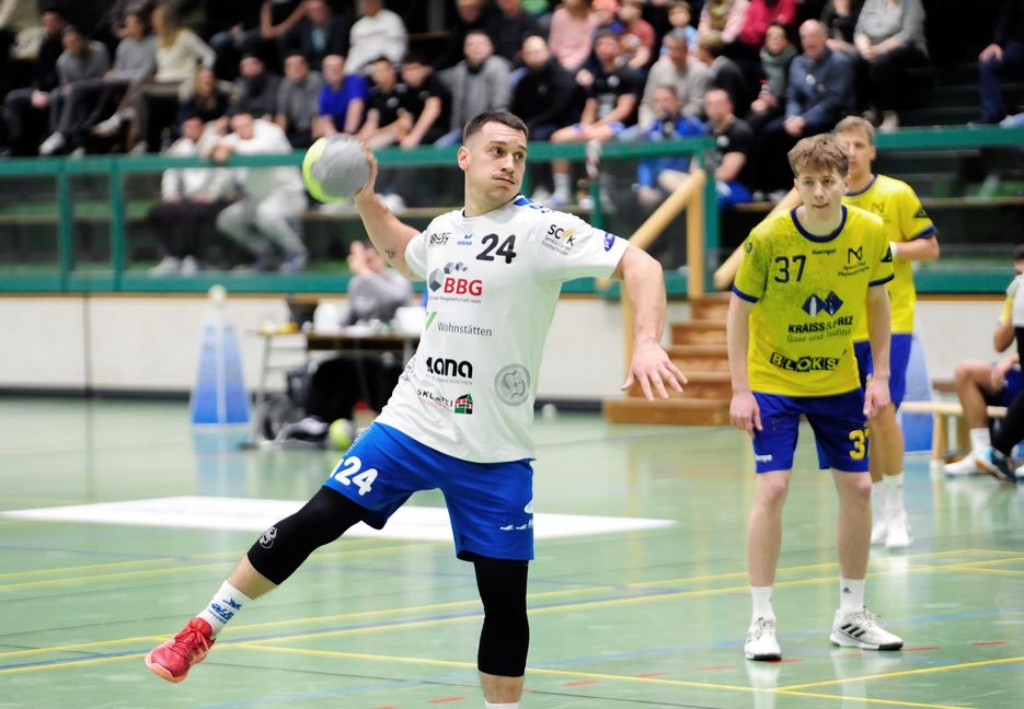 Dominic Rose hatte mit seinen sieben Treffern einen großen Anteil am Erfolg der HSG Böblingen/Sindelfingen.