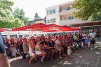 Jede Menge los auf dem Goldberg.