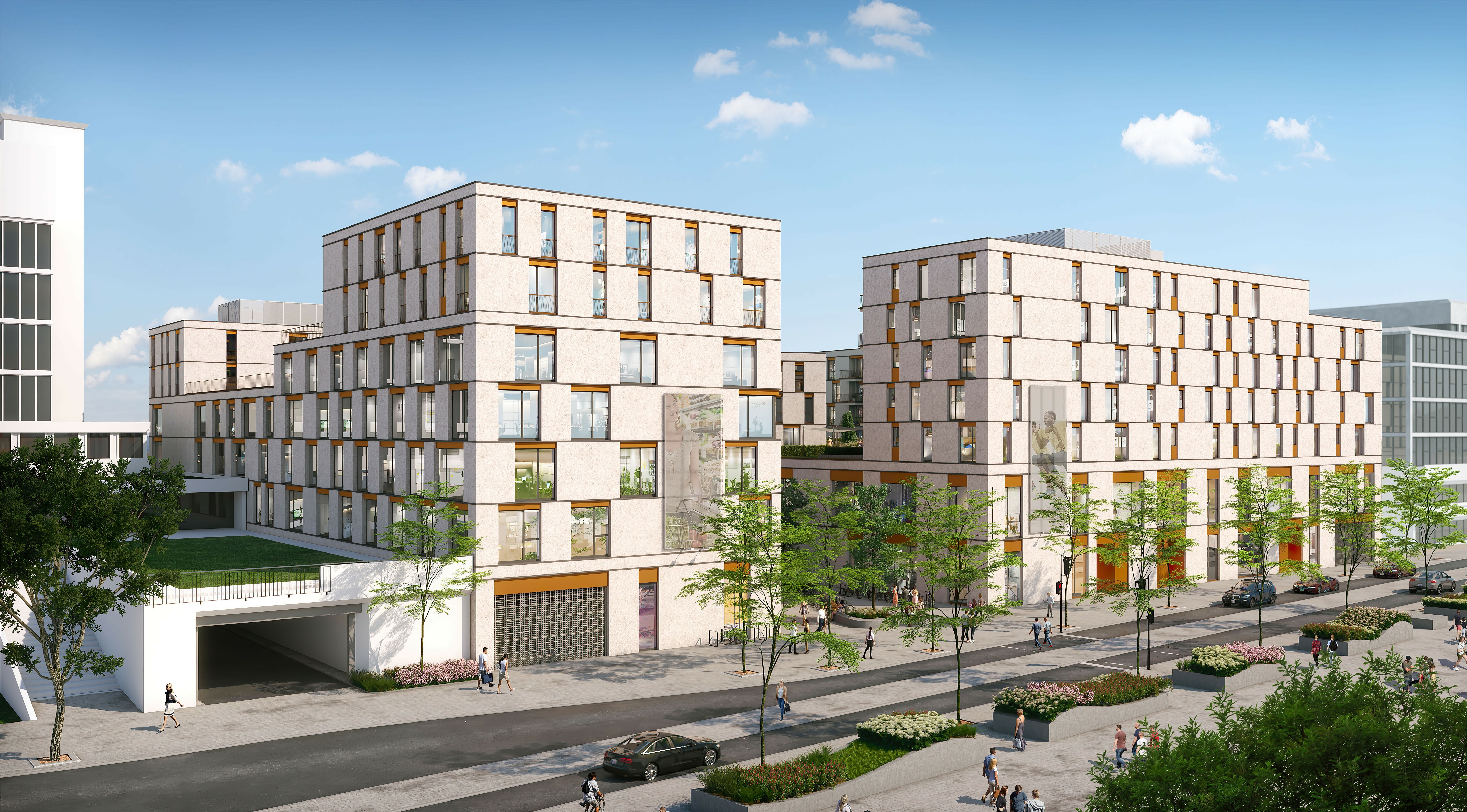 So soll das Projekt "Pulse" an der Wolfgang-Brumme-Allee in Böblingen aussehen. Die Fertigstellung ist für 2024 geplant. Bild: z