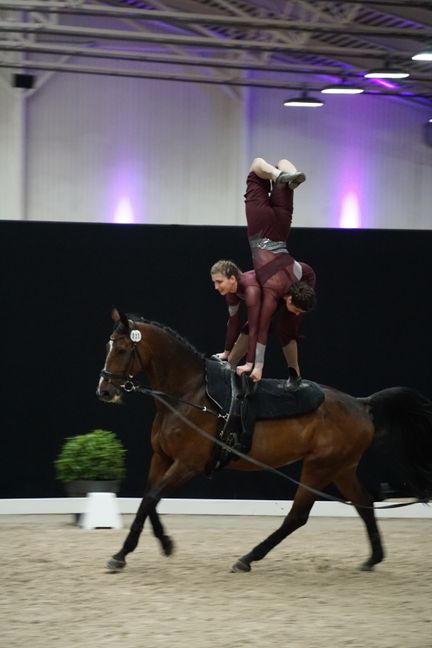 Annalena und Janina Fritz gewinnen in Zaisenhausen die Silbermedaille. Bild: z