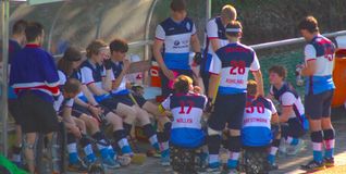 Enttäuschung nach dem Abpfiff: Die Böblinger Hockeyspieler in München nach der Niederlage.