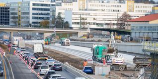 Am Wochenende drohen wieder Verkehrsbehinderungen auf der Baustelle A81.