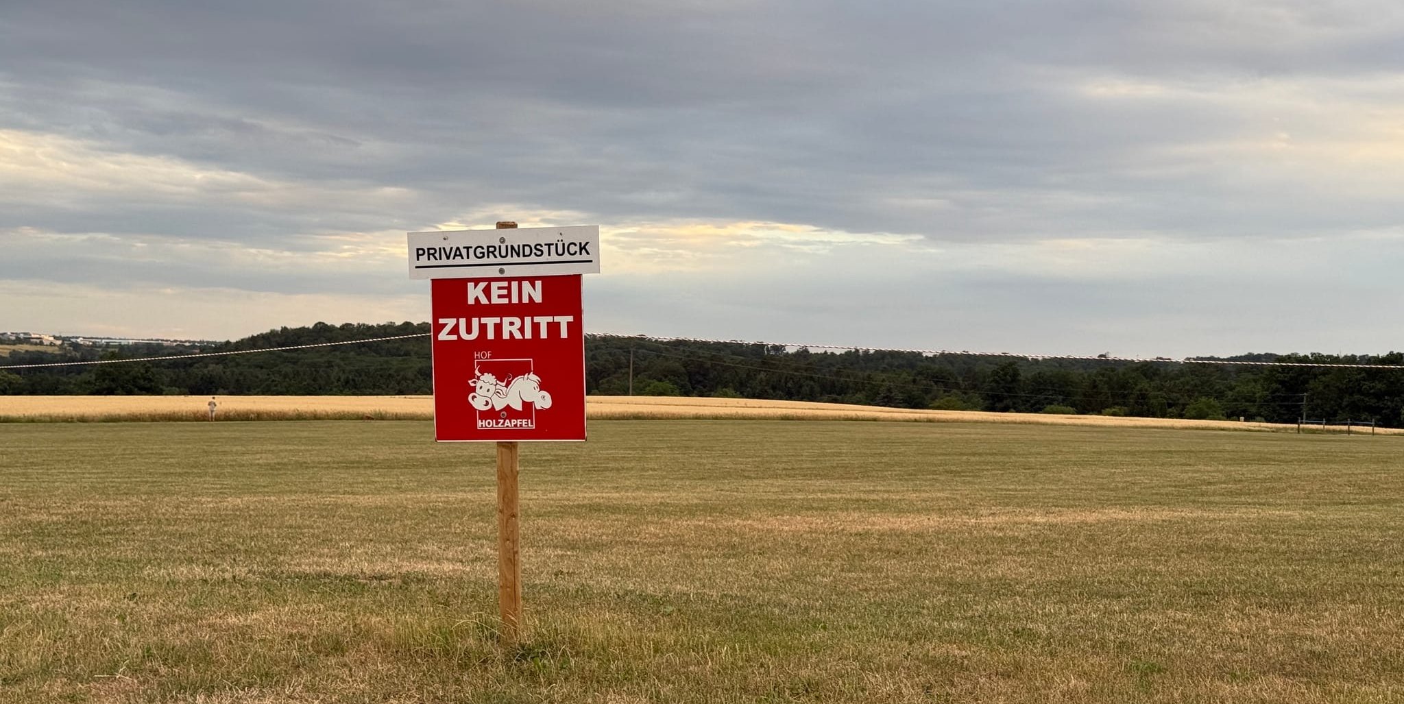 Das bisherige Polofeld soll künftig wieder als Acker genutzt werden.