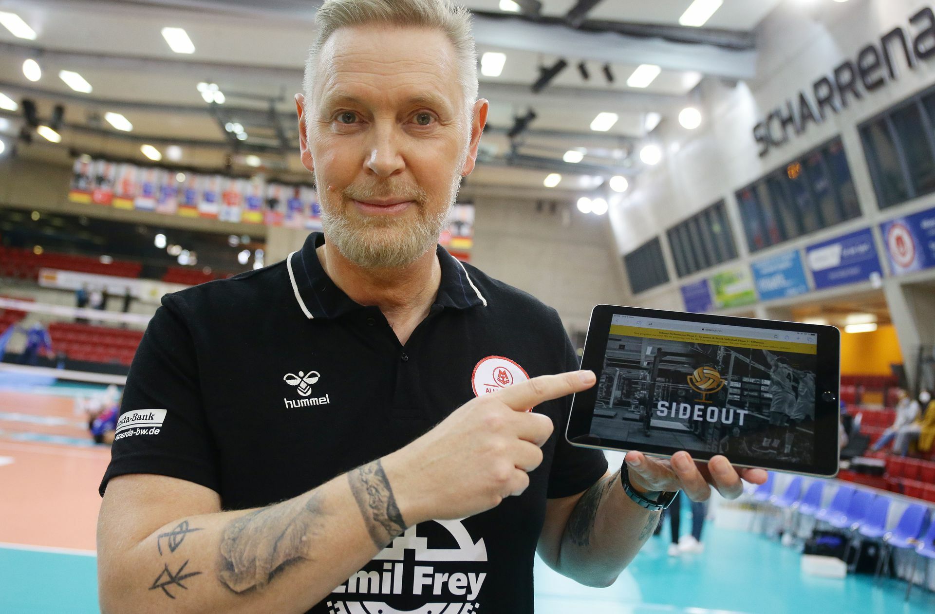 Der Volleyball-Sport lässt Tore Aleksandersen auch abseits der Halle nicht los.