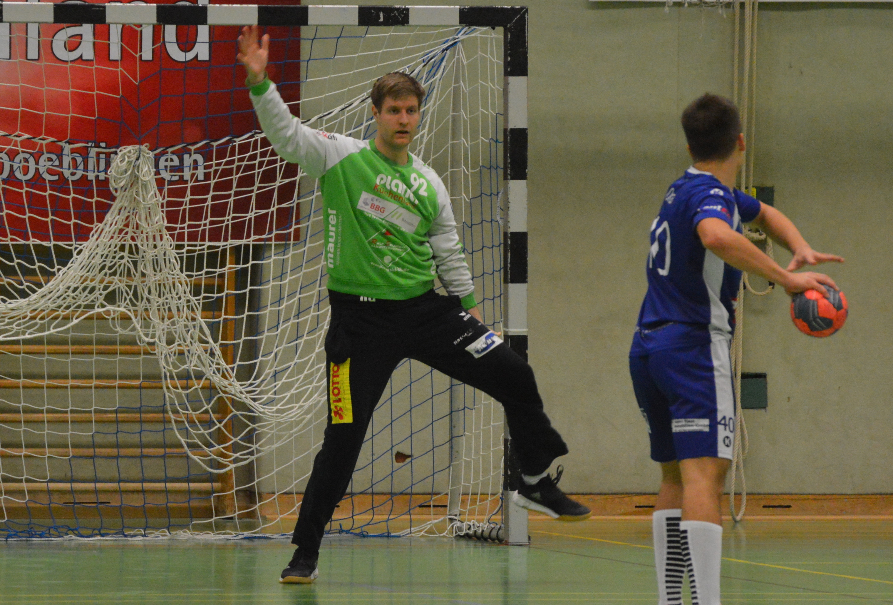 Torhüter Kevin Gsell und die HSG Böblingen/Sindelfingen blicken nach der 36:39-Niederlage in Kornwestheim sorgenvoller dem Saisonendspurt entgegen.Bild: Zvizdiç