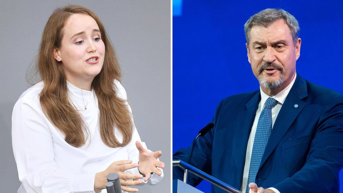 Ricarda Lang richtete beim Vermelden ihres Jura-Abschlusses Worte an Markus Söder.