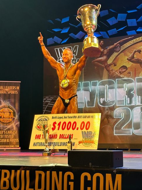 Der Sindelfinger bei einem Profi-Sieg in Los Angeles.