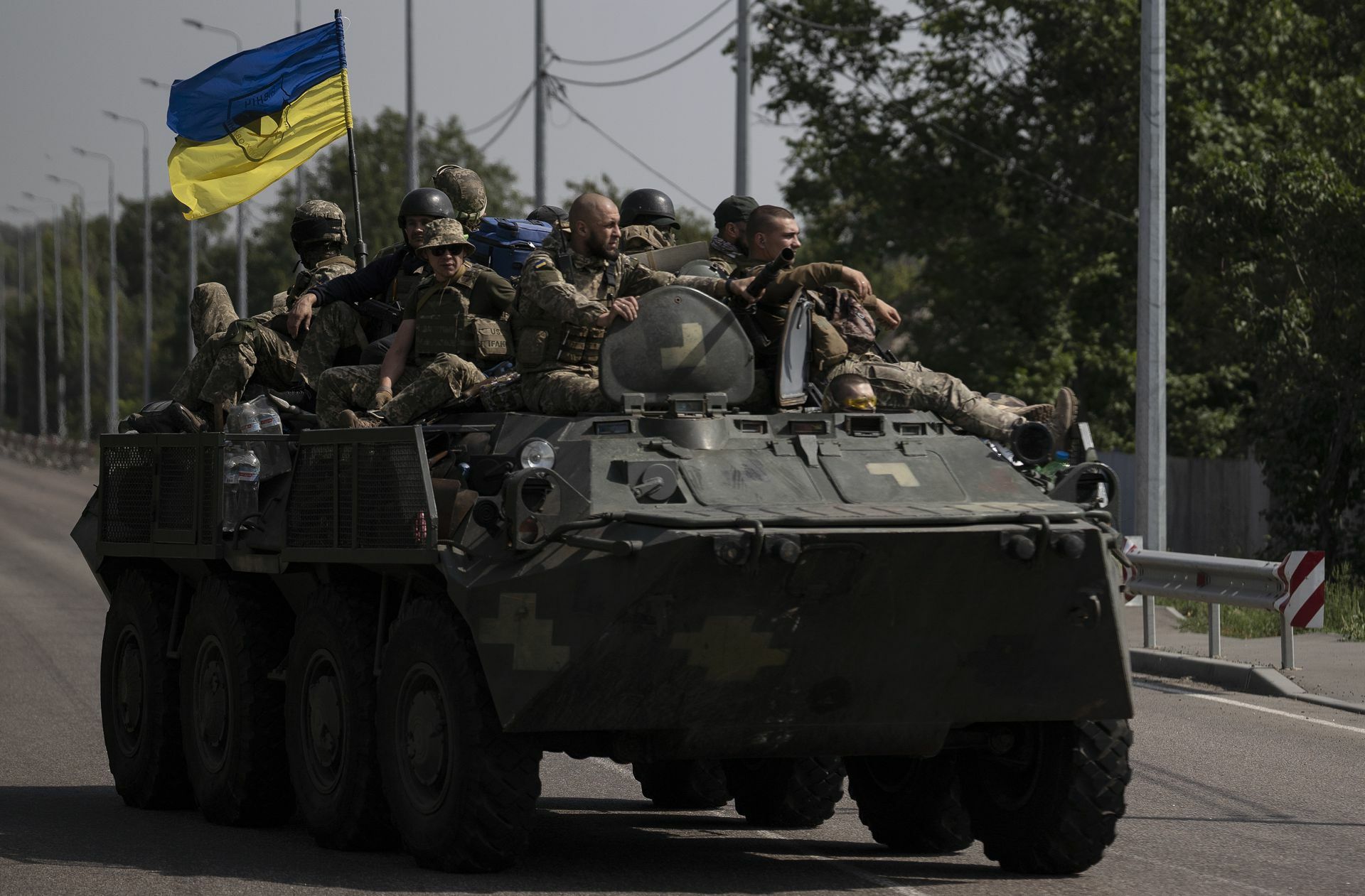 Ukrainische Soldaten im Osten des Landes.