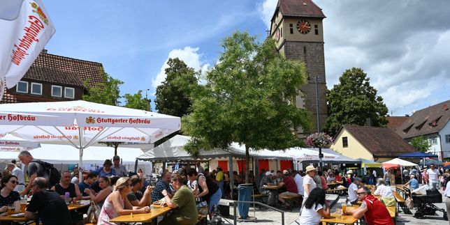 Ein Publikumsmagnet: das Magstadter Fleckenfest.