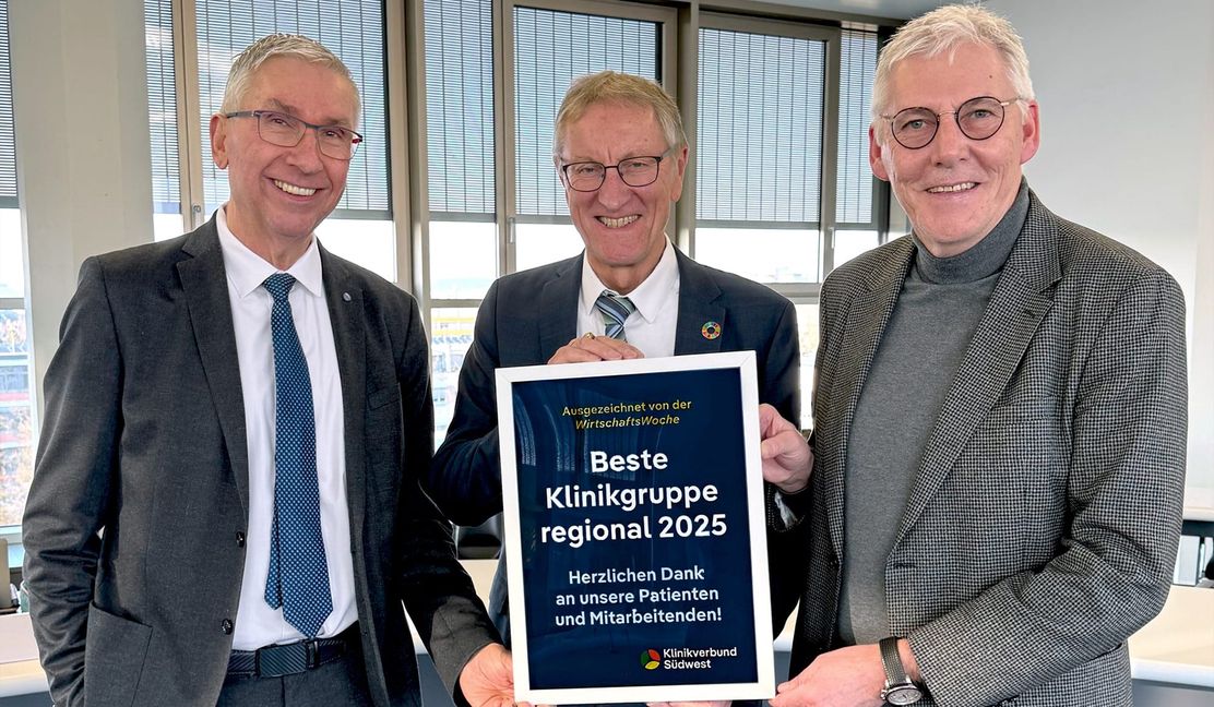 Von links: Alexander Schmidtke, Roland Bernhard und Helmut Riegger.