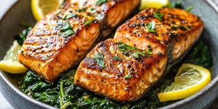 Lachs aus dem Ofen: Schnell, einfach, gesund und kalorienarm.