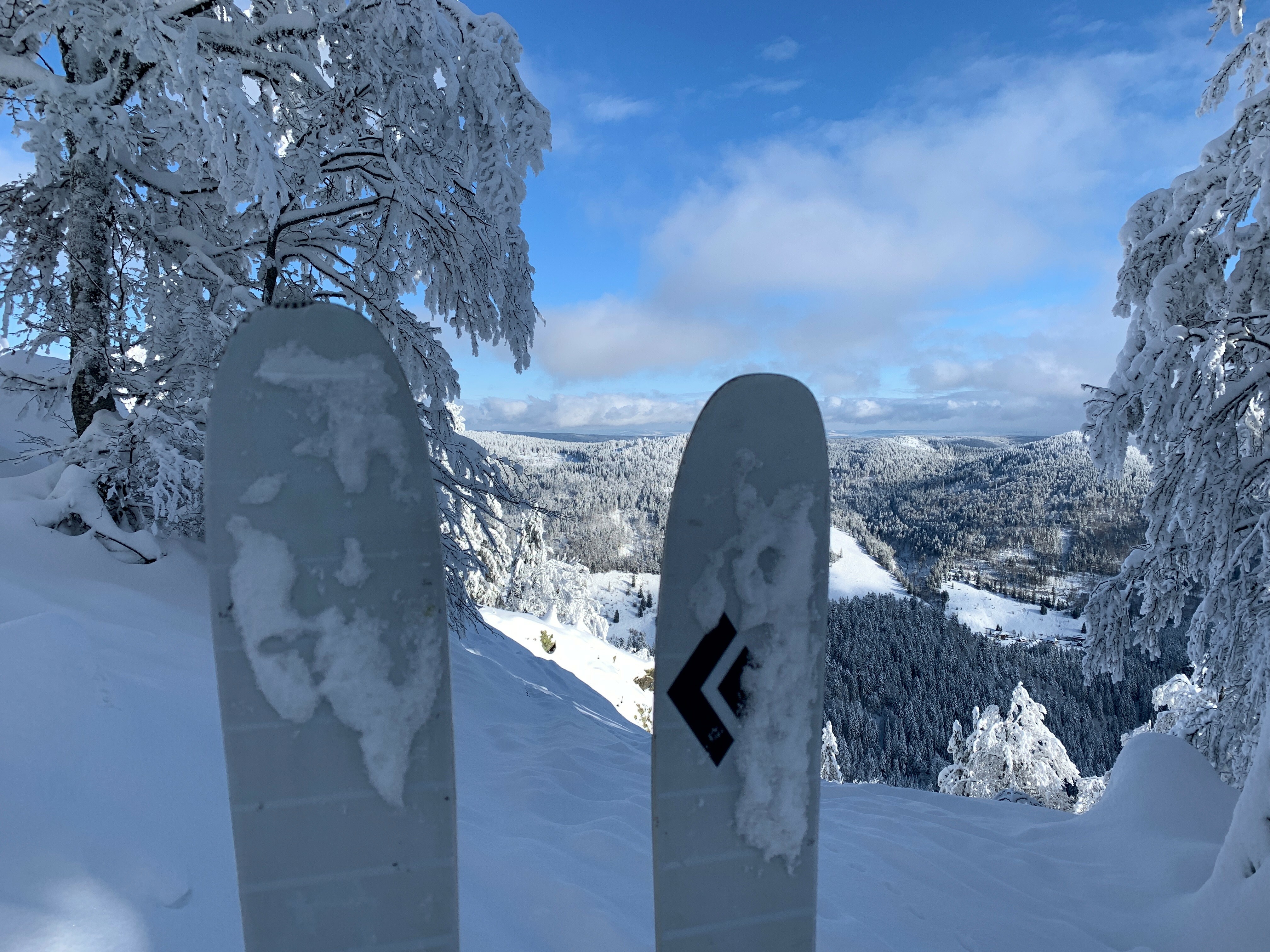 Mit Tourenski auf dem Spießhorn.