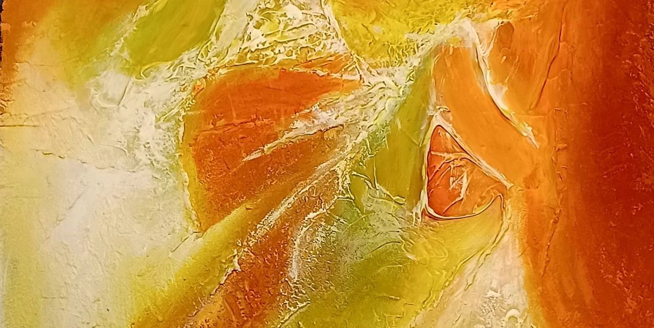 Ute Pichler aus Stuttgart stellt bei der Sindelfinger Galerie im Schaufenster in der Planiestraße 13 ihre Acrylgemälde aus (Detail). Die Ausstellung dauert bis zum 25. Januar und ist rund um die Uhr von der Straße aus zu sehen.