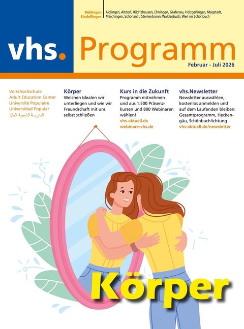 Das neue VHS-Programmheft steht unter dem Motto „Körper“.