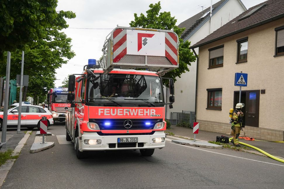 Feuerwehr-Einsatz nach einer Gas-Explosion in der Oberen Vorstadt.