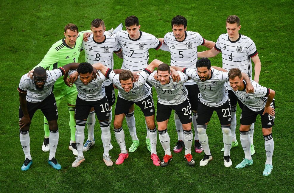 Das deutsche Team, das gegen Lettland begann, könnte auch gegen Frankreich starten.
 Foto: imago/Jan Huebner