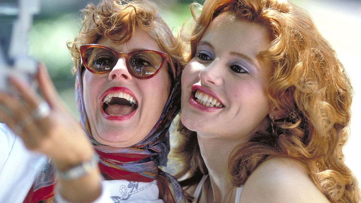Eigentlich wollen sich „Thelma und Louise“ (Susan Sarandon und Geena Davis) nur ein lustiges Wochenende ohne Männer machen. Man hätte es ihnen gegönnt. Bild: z
