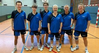 Tobias Gotsch, Simon Gotsch, Timo Gotsch, Ullrich Gotsch, Patrick Gotsch und Ingo Gotsch (von links).