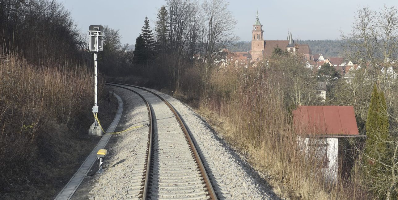 Ein Blick vom Steckental auf Weil der Stadt.