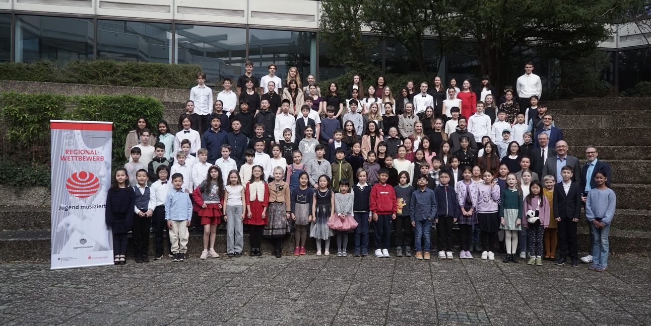 Die Preisträger des Regionalwettbewerbs Jugend musiziert Kreis Boeblingen trafen sich zum Empfang im Albert-Einstein-Gymnasium.