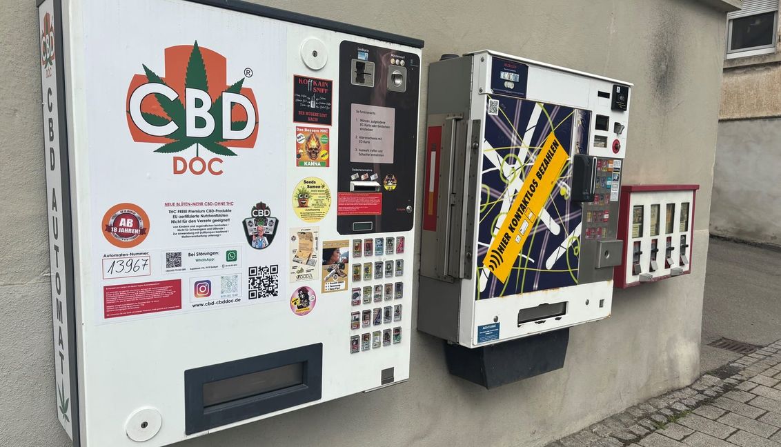 Cannabis, Zigaretten und Kaugummis, alles in der Königstraße.Bild: Henne