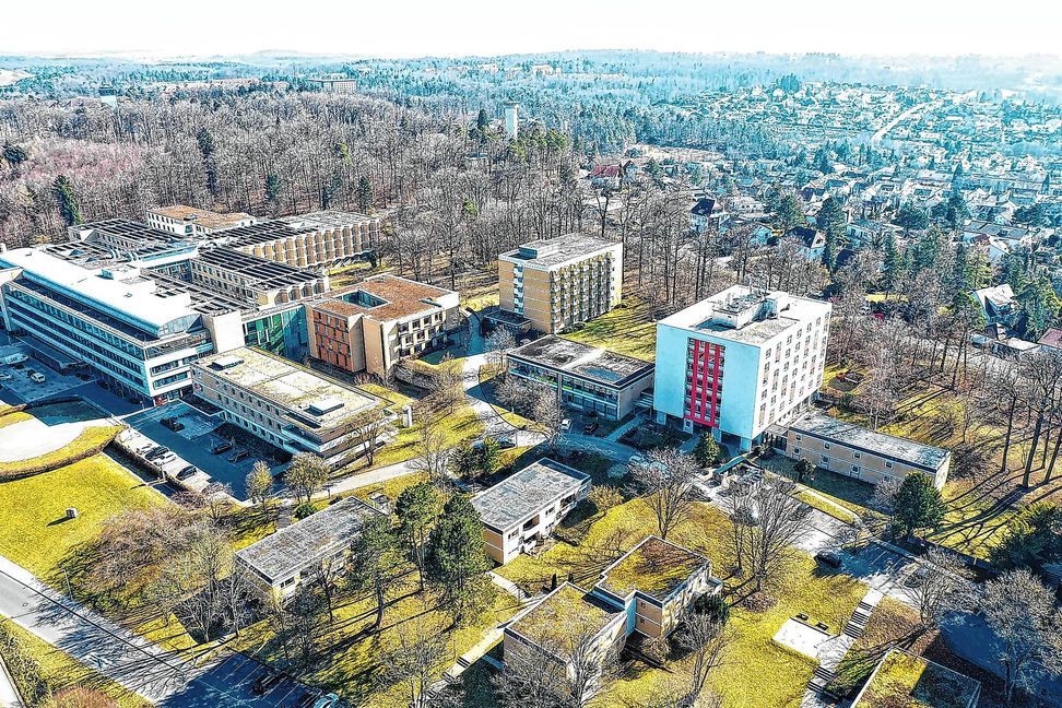 Das Areal des Böblinger Kreiskrankenhauses: Zwischen der Stadt Böblingen und dem Land Baden-Württemberg entbrennt der Kampf um das Gelände. Bild: Dettenmeyer / A