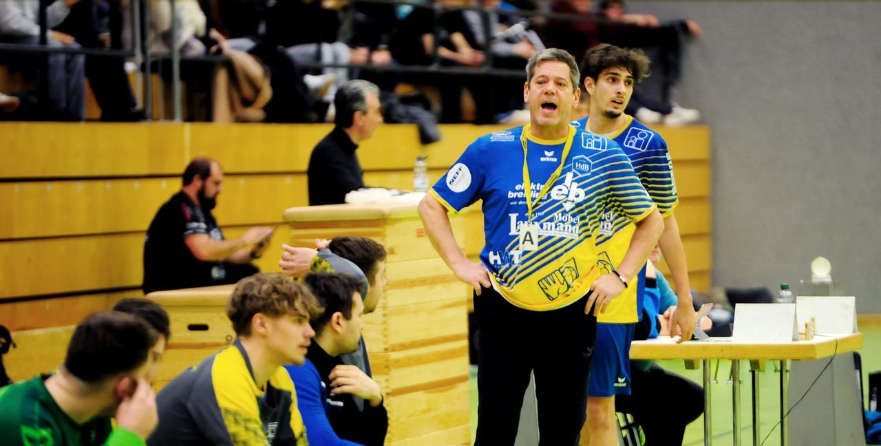 Holger Breitenbacher, Trainer der HSG Schönbuch, ist mit der Ligen-Einteilungen überhaupt nicht einverstanden. Bild: photostampe/A