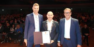 Tobias Heizmann, Dr. Stefan Belz, Dr. Thorsten Breitfeld (von links).