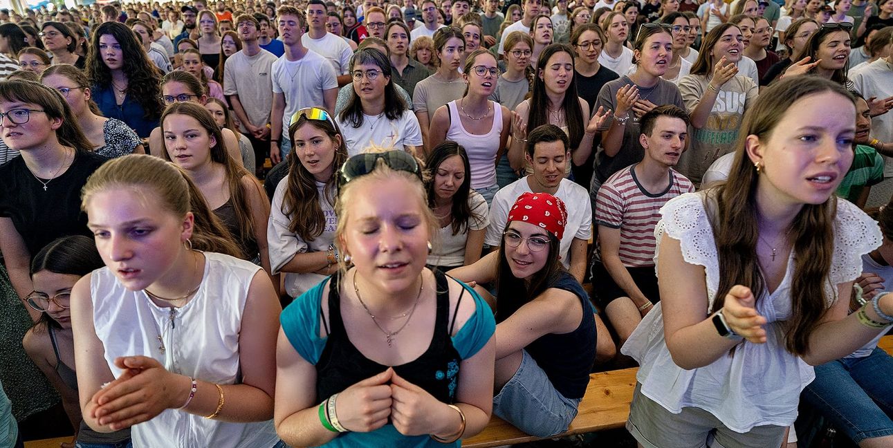 Die Hauptveranstaltung des Pfingstjugentreffens ist wie in jedem Jahr der Zeltgottesdienst am Sonntag.