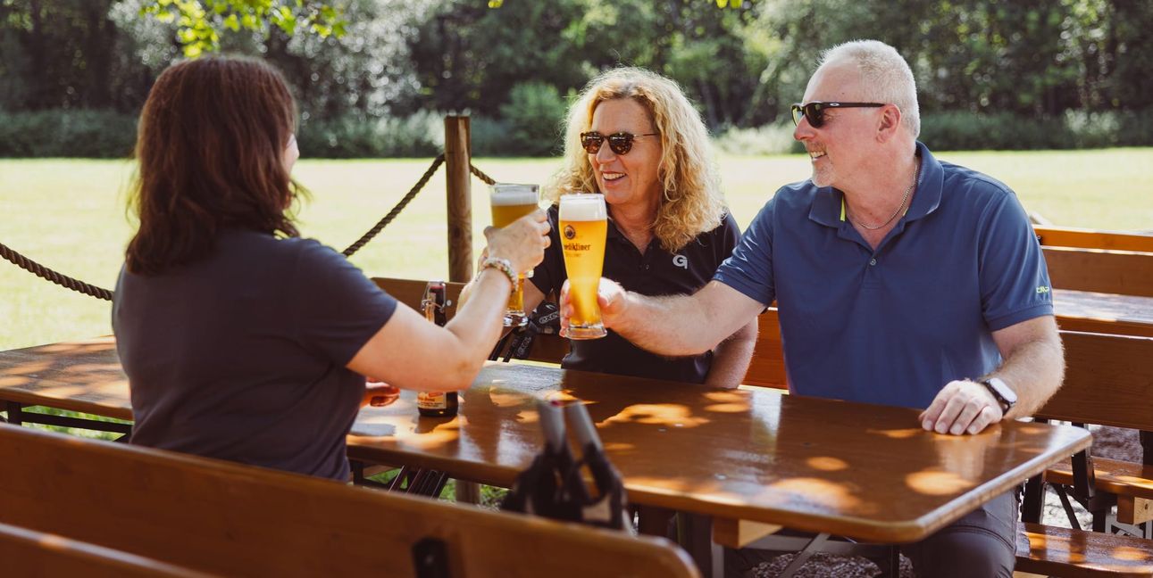 Die Genusstouren führen auch ins Grüne.