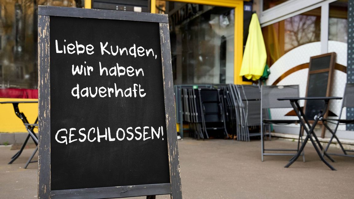 Insolvenztristesse – so geht es vielen Betrieben, nicht nur in der Gastronomie.