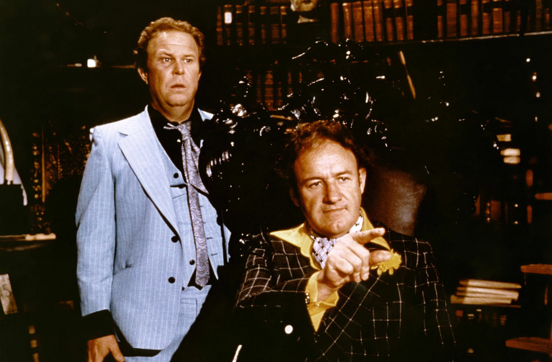 Ned Beatty (links) mit Gene Hackman in „Superman“ (1978)
 Foto: imago images/Prod.DB