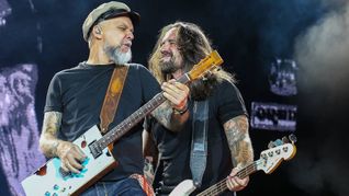 Stefan Weidner (rechts) und Matthias „Gonzo“ Röhr, zwei von vier „Onkelz“.