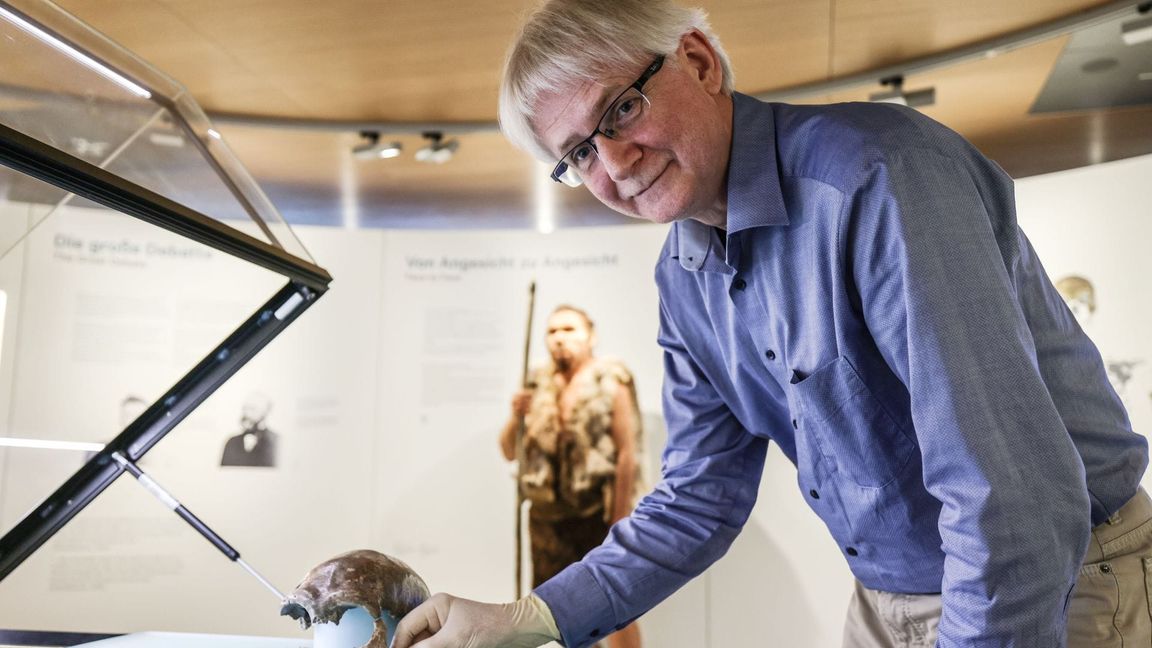Ralf W. Schmitz hat sich sein ganzes Forscherleben mit dem Neandertaler beschäftigt, der 1856 im Neandertal bei Düsseldorf entdeckt wurde.