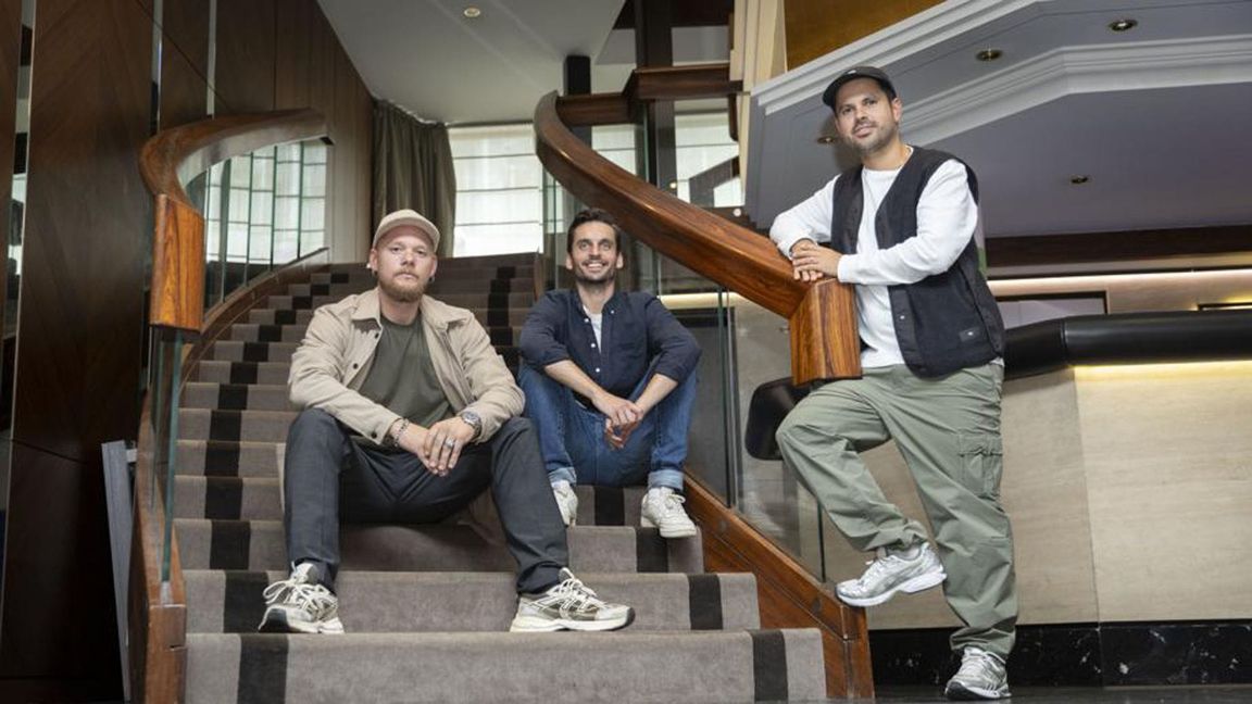 Die Betreiber vom Studio Amore: Max Benzing, Kevin Bernthaler und Leif Müller.