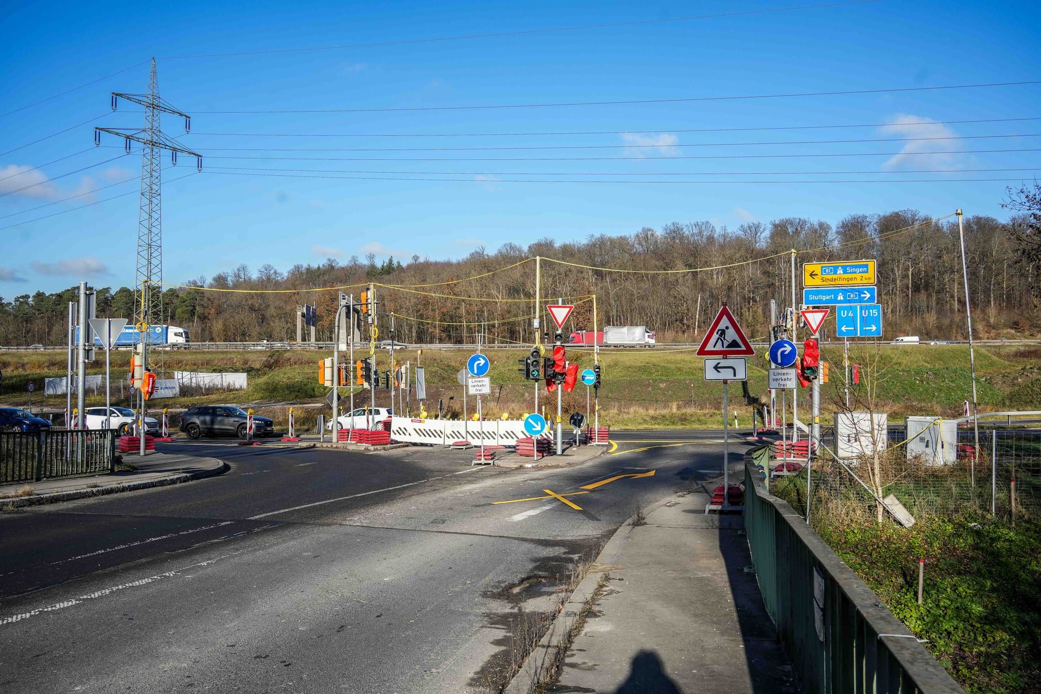 Umgebauter Knotenpunkt