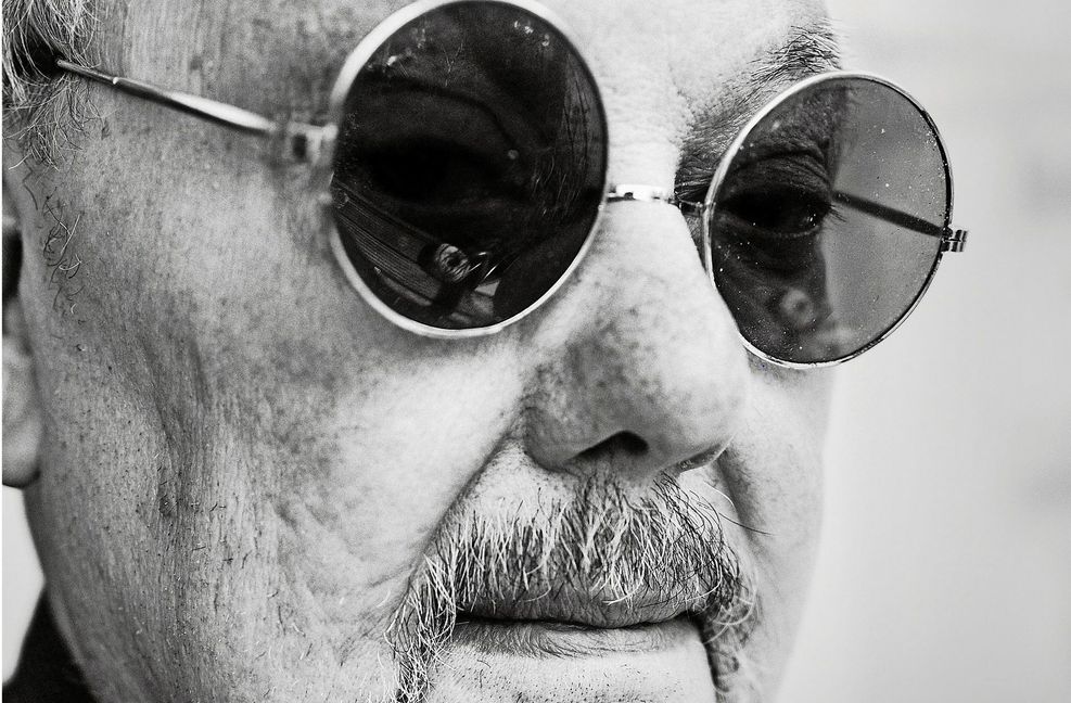 Klassiker des deutschen Noir: Der Hamburger Autor Frank Göhre, 1943 geboren, wurde mit dem Hauptpreis der Kriminächte ausgezeichnet und eröffnet das Festival.
 Foto: Christopher Werth