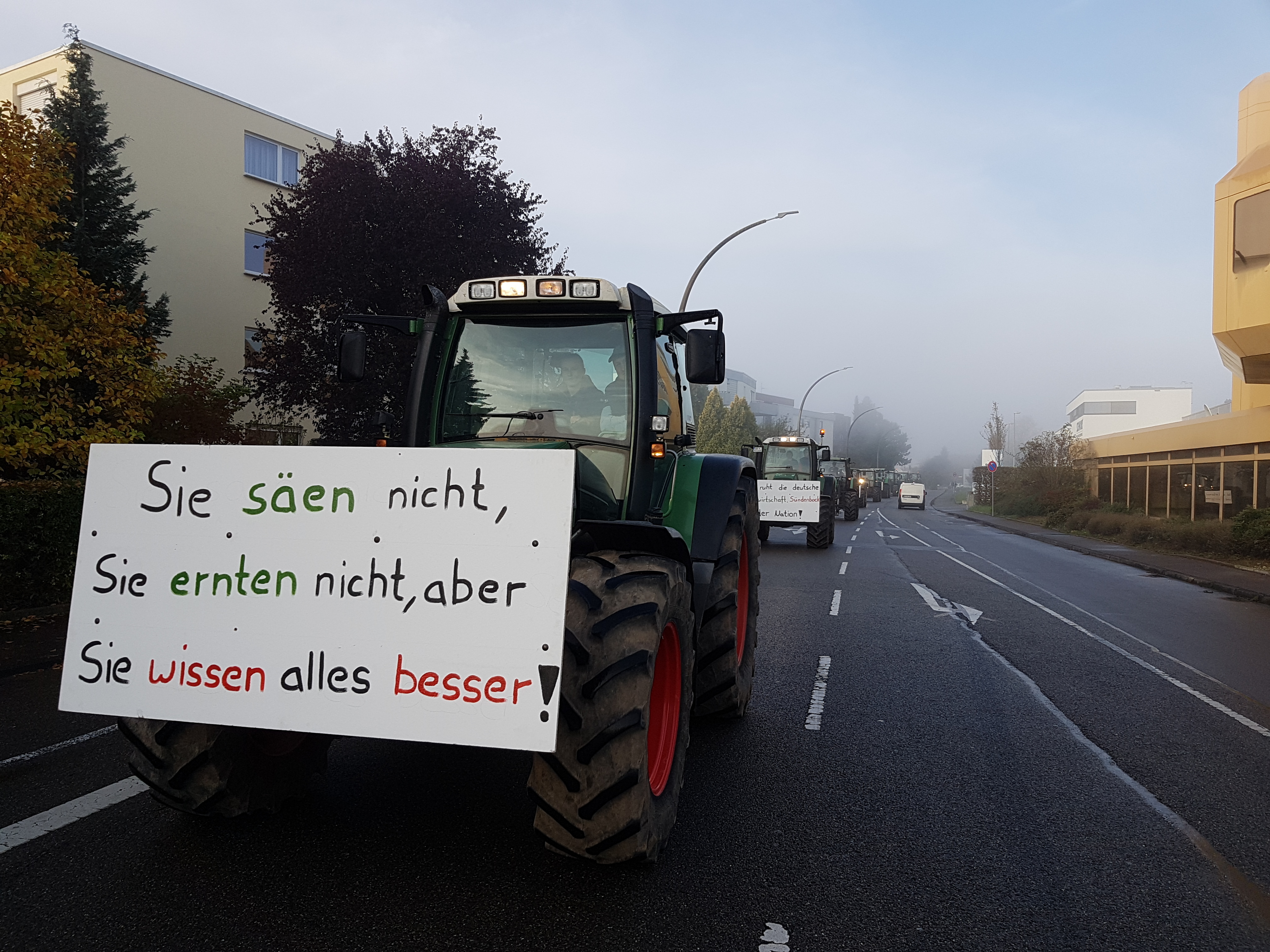 bauern demo