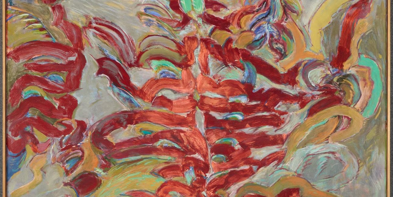 Unter dem Titel „Tanz der Farben“ zeigt die Galerie Schlichtenmaier auf Schloss Dätzingen Arbeiten von Hann Trier (1915 bis 1999). Die Eröffnung ist am Samstag, 13. Juni um 17 Uhr. Zu sehen bis zum 19. Juli: Mi-Fr 11-18 Uhr, Sa 11-16 Uhr, siehe auch www.schlichtenmaier.de im Netz. Unser Bild zeigt „Merops IV, 1966“ (Detail).